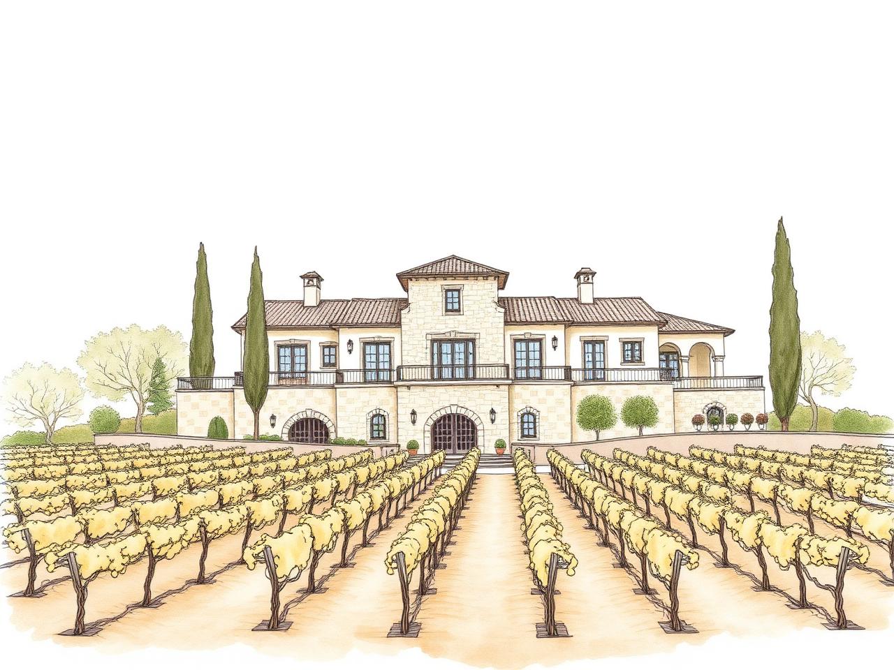 Sketch of the resort